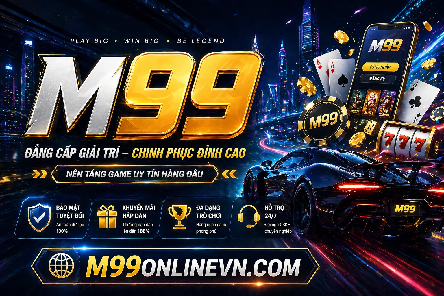Banner khuyến mãi độc quyền tại 3bet nổ hũ
